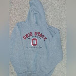 Ohio State Buckeyes Adult Mens Womens Size Medium Gray Hoodie